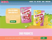 Tablet Screenshot of fruittella.co.uk